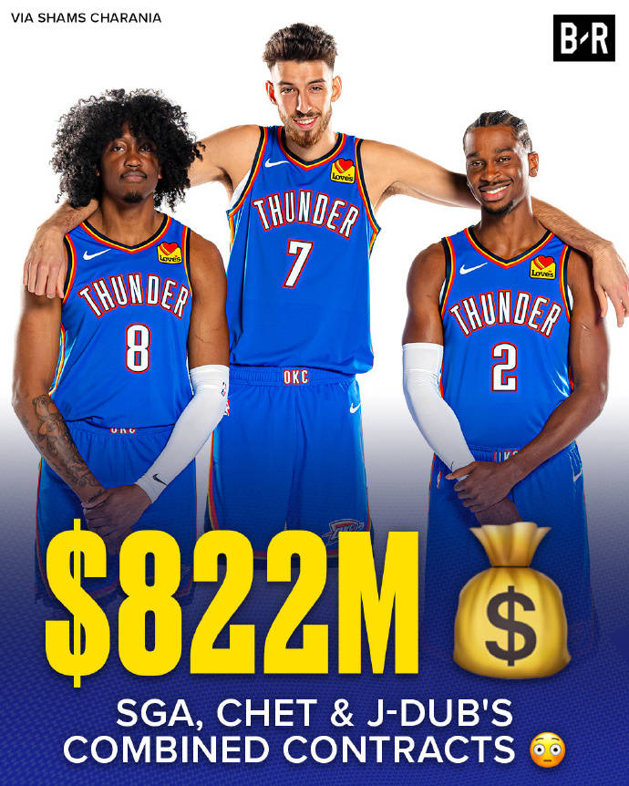 皇冠皇冠足球平台_杰威5年2.87亿提前续约雷霆 三少薪资合计超8亿